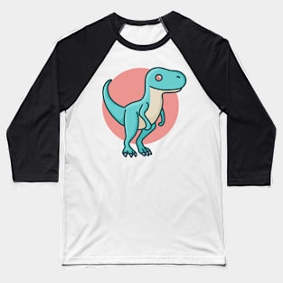 Velociraptor, Dino, Dinosaur Baseball T-Shirt